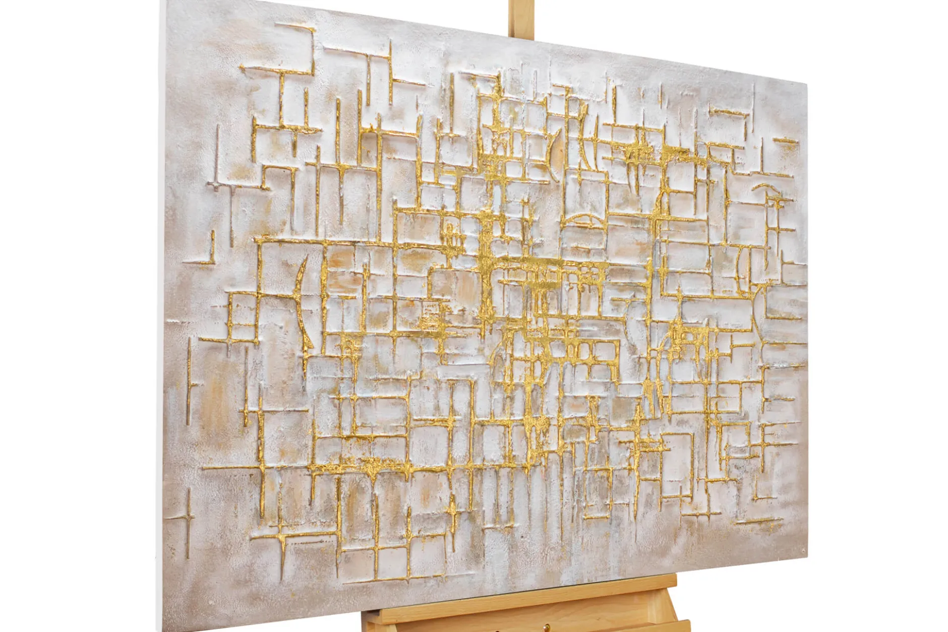 Handgemaltes Gemälde 'Glossy Maze' 100x75cm | inkl. Echtheitszertifikat