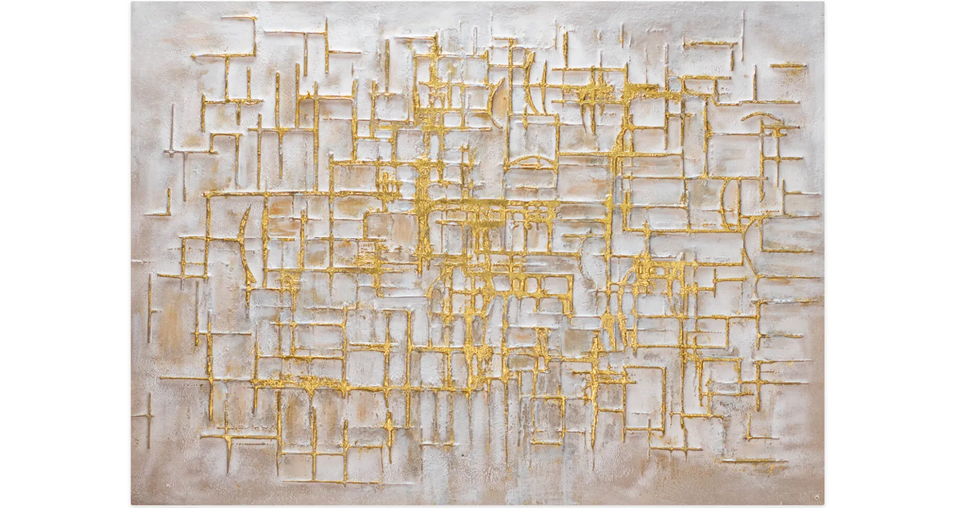 Handgemaltes Gemälde 'Glossy Maze' 100x75cm | inkl. Echtheitszertifikat