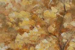 Handgemaltes Gemälde 'Golden Clearing' 60x60cm | inkl. Echtheitszertifikat