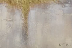 Handgemaltes Gemälde 'Goldene Flügel' 80x80cm | inkl. Echtheitszertifikat