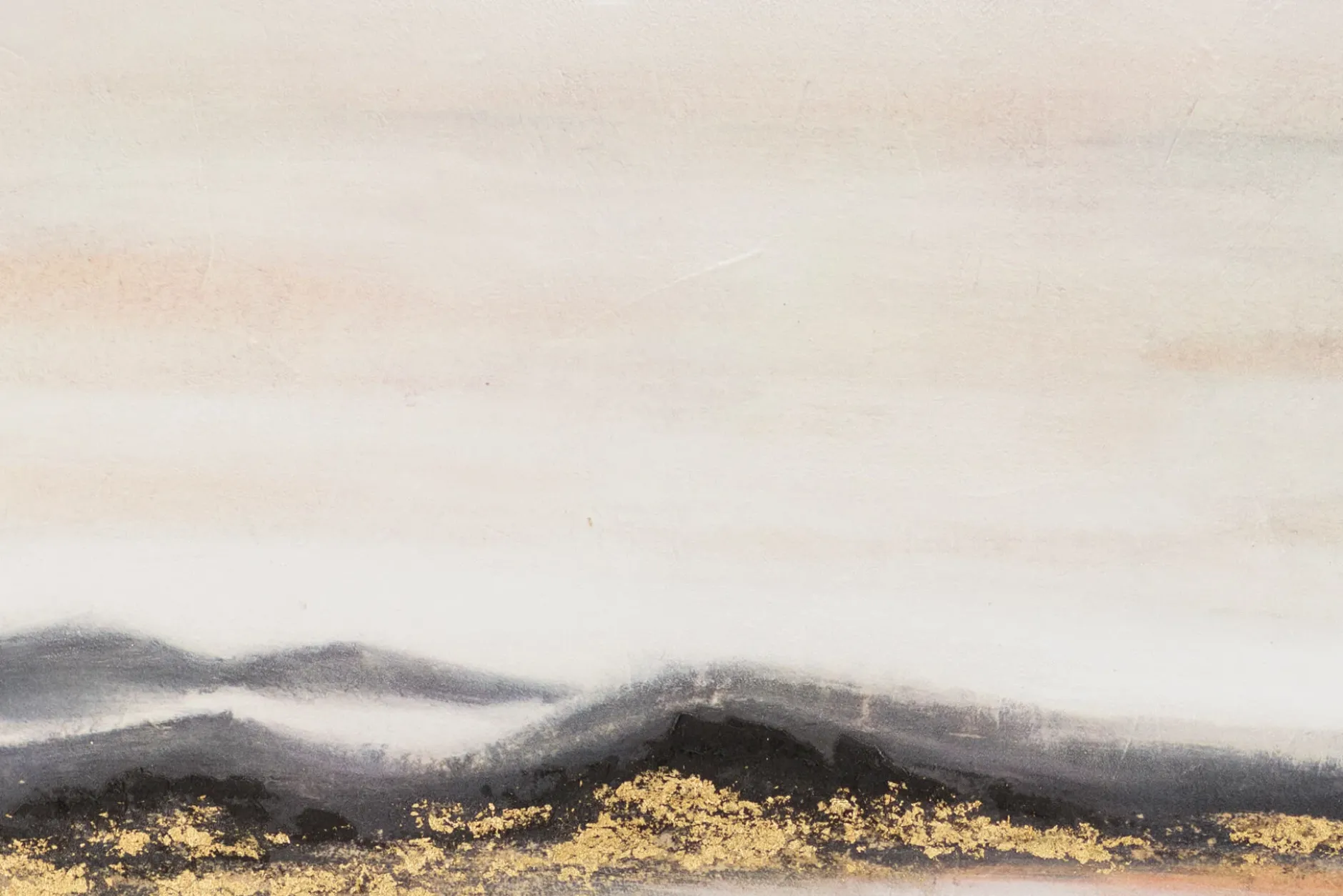 Handgemaltes Gemälde 'Goldene Steppe' 100x75cm | inkl. Echtheitszertifikat