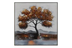 Handgemaltes Gemälde 'Goldener Oktober' 80x80cm | inkl. Echtheitszertifikat