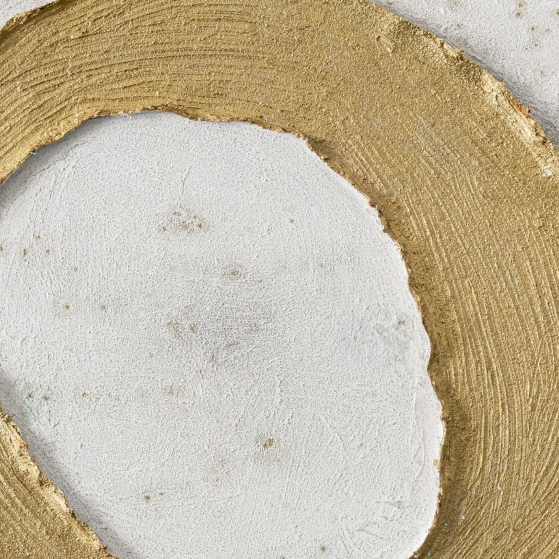 Handgemaltes Gemälde 'Goldener Halo' | Echtheitszertifikat inklusive
