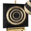 Handgemaltes Gemälde 'Golden Illusion' 60x60cm | inkl. Echtheitszertifikat
