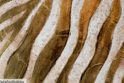 Handgemaltes Gemälde 'Golden Zebra' 100x75cm | inkl. Echtheitszertifikat