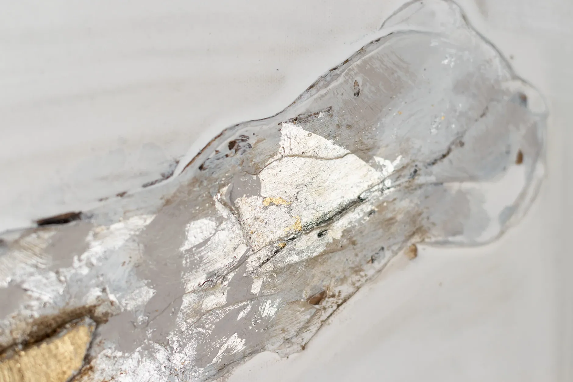 Handgemaltes Gemälde 'Gold Layer' 100x50cm | inkl. Echtheitszertifikat