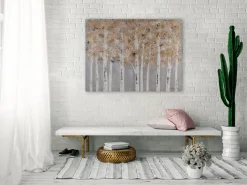Handgemaltes Gemälde 'Gold of Birches' 100x75cm | inkl. Echtheitszertifikat