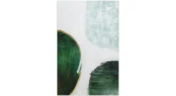Handgemaltes Gemälde 'Green Continents' 60x90cm | inkl. Echtheitszertifikat