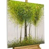 Handgemaltes Gemälde 'Greenish Glade' 80x80cm | inkl. Echtheitszertifikat