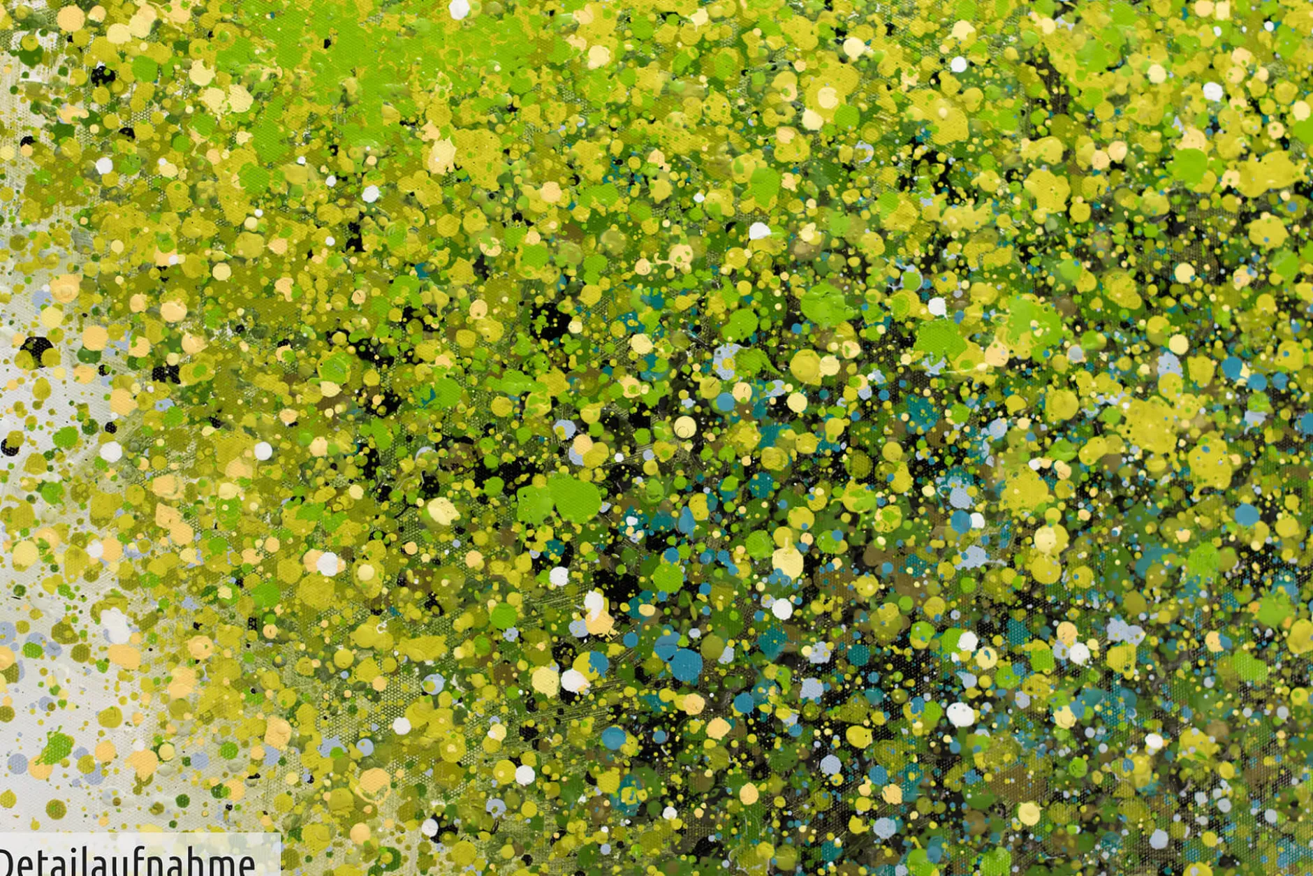 Handgemaltes Gemälde 'Greenish Glade' 80x80cm | inkl. Echtheitszertifikat