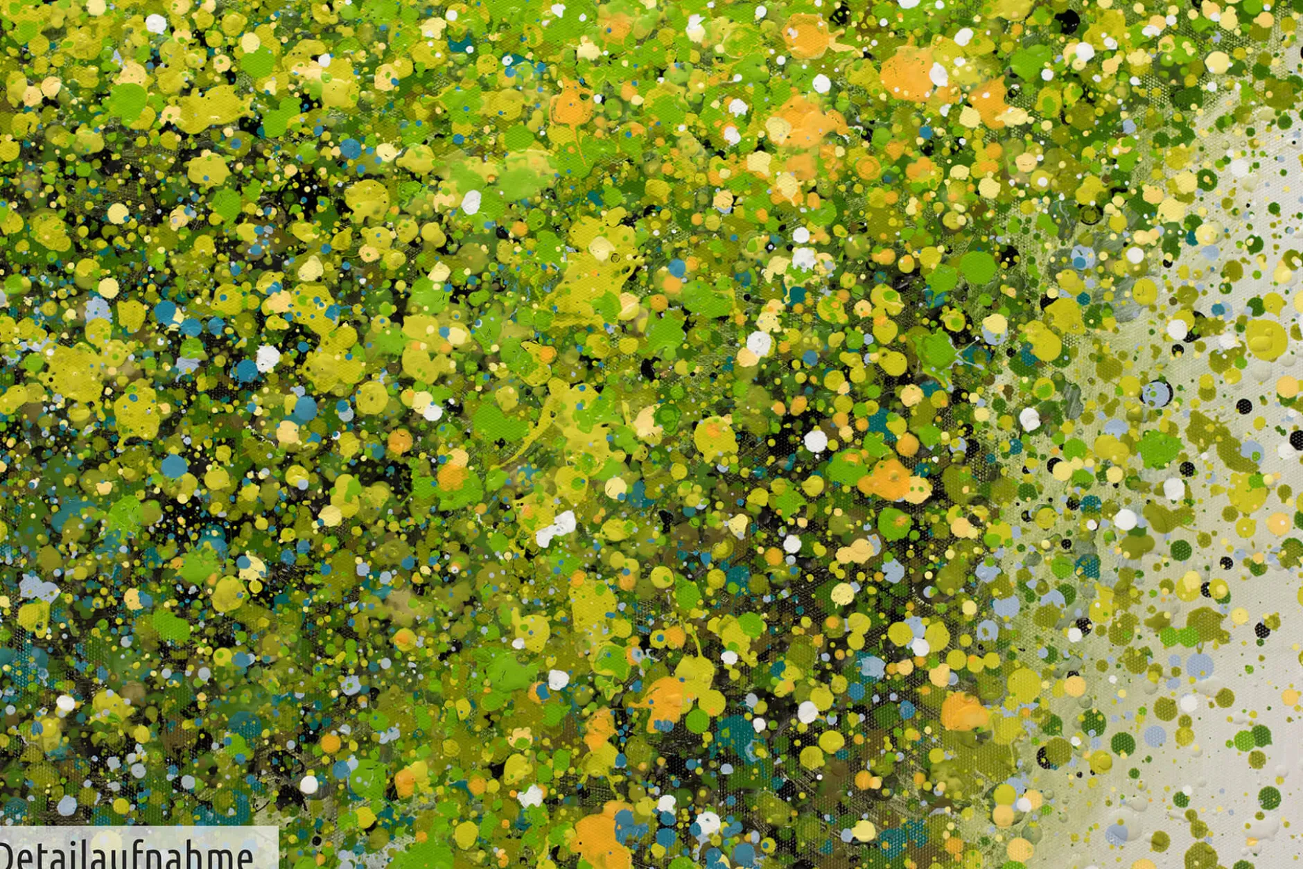 Handgemaltes Gemälde 'Greenish Glade' 80x80cm | inkl. Echtheitszertifikat