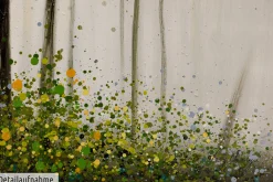 Handgemaltes Gemälde 'Greenish Glade' 80x80cm | inkl. Echtheitszertifikat