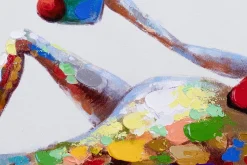 Handgemaltes Gemälde 'Grüner Charmeur' 120x60cm | inkl. Echtheitszertifikat