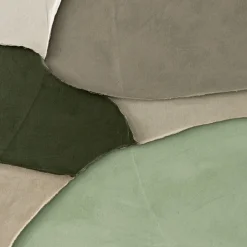 Handgemaltes Gemälde 'Grünes Mosaik' | Echtheitszertifikat inklusive