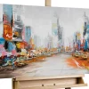 Handgemaltes Gemälde 'Großstadtfieber' 100x50cm | inkl. Echtheitszertifikat