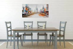 Handgemaltes Gemälde 'Großstadtfieber' 100x50cm | inkl. Echtheitszertifikat