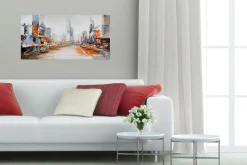Handgemaltes Gemälde 'Großstadtfieber' 100x50cm | inkl. Echtheitszertifikat