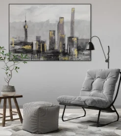 Handgemaltes Gemälde 'Großstadtliebe' 100x70cm | inkl. Echtheitszertifikat