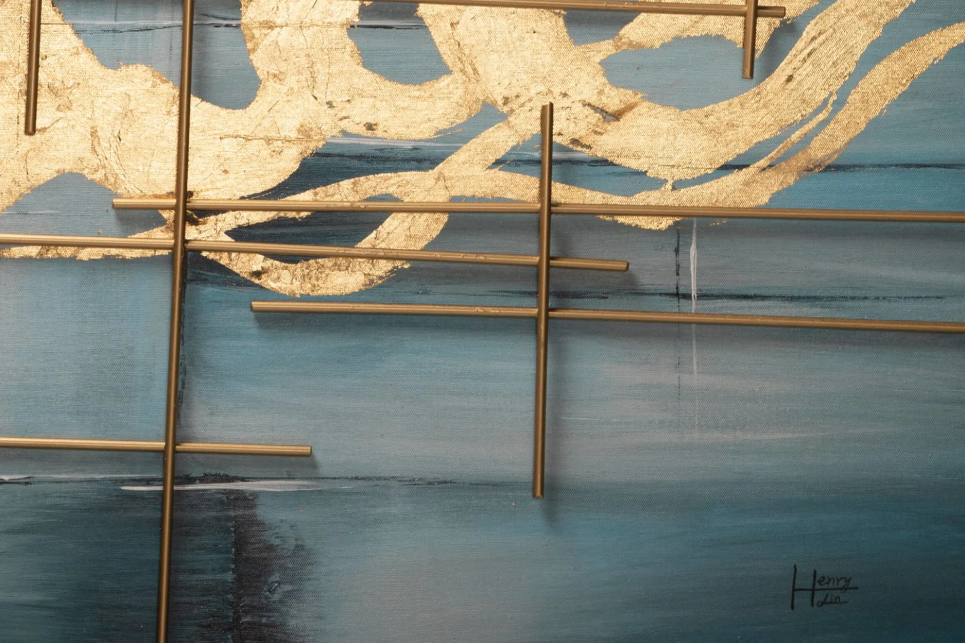 Handgemaltes Gemälde 'Göttliche Offenbarung' 120x80cm | inkl. Echtheitszertifikat