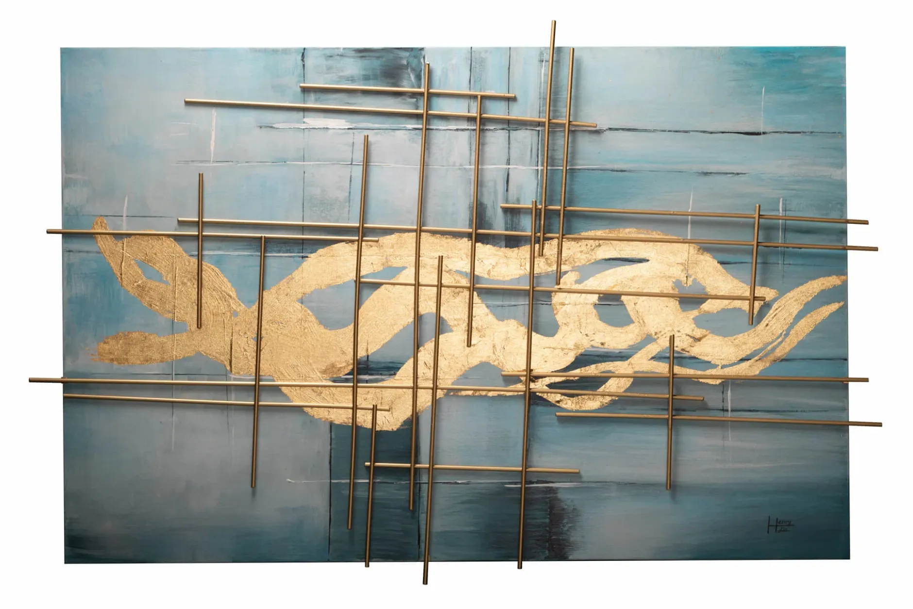 Handgemaltes Gemälde 'Göttliche Offenbarung' 120x80cm | inkl. Echtheitszertifikat