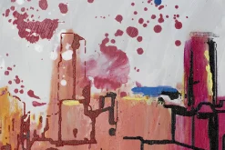 Handgemaltes Gemälde 'Hamburg, meine Perle' 120x60cm | inkl. Echtheitszertifikat