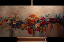 Handgemaltes Gemälde 'Harmonie der Farben' 120x60cm | inkl. Echtheitszertifikat