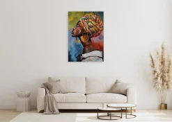 Handgemaltes Gemälde 'Head Up' 70x100cm | inkl. Echtheitszertifikat