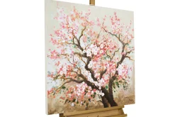 Handgemaltes Gemälde 'Heiteres Hanami' 80x80cm | inkl. Echtheitszertifikat