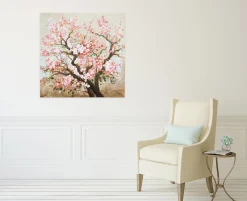 Handgemaltes Gemälde 'Heiteres Hanami' 80x80cm | inkl. Echtheitszertifikat