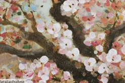 Handgemaltes Gemälde 'Heiteres Hanami' 80x80cm | inkl. Echtheitszertifikat