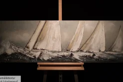 Handgemaltes Gemälde 'Helden der See' 150x50cm | inkl. Echtheitszertifikat