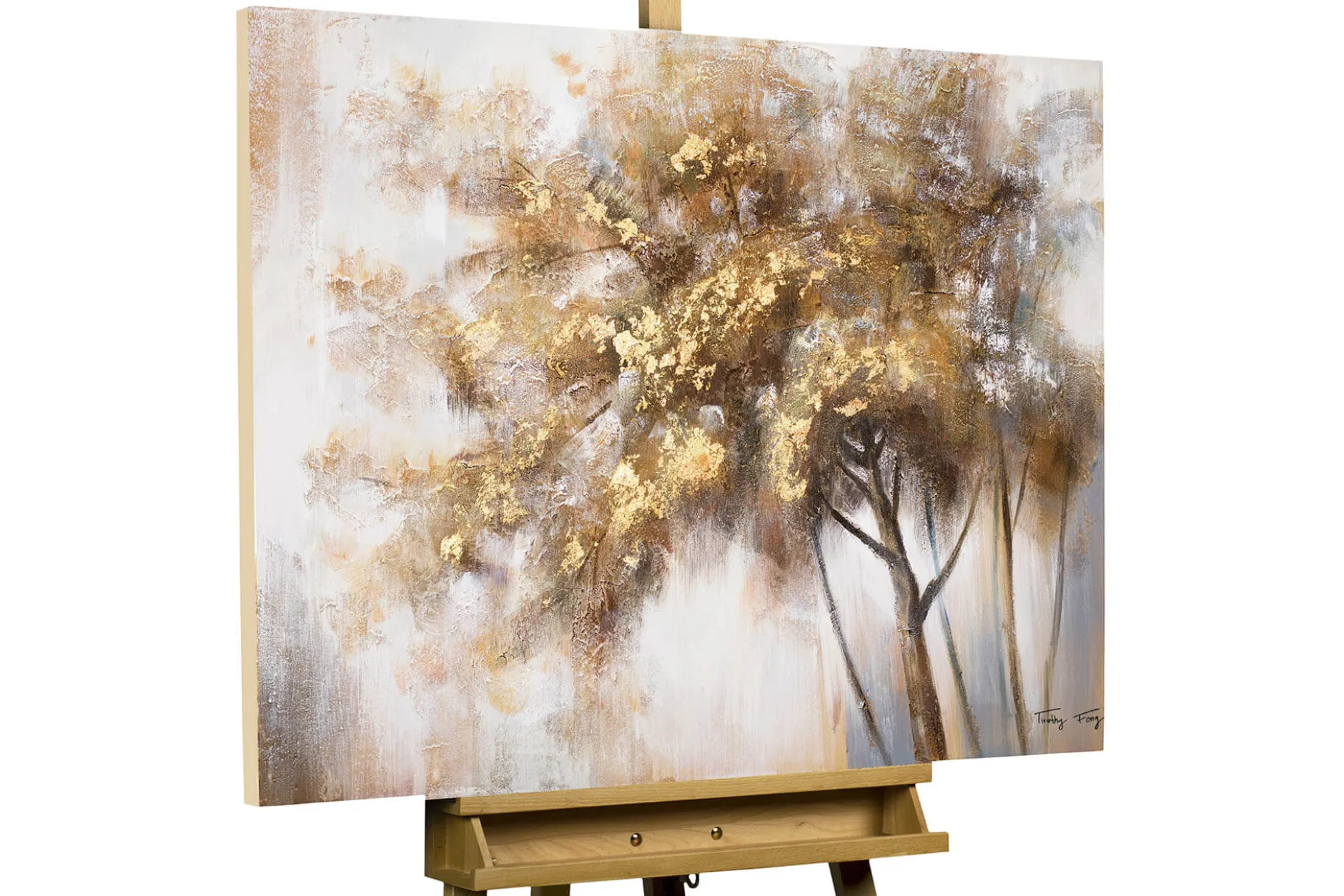Handgemaltes Gemälde 'Hello Autumn' 100x75cm | inkl. Echtheitszertifikat