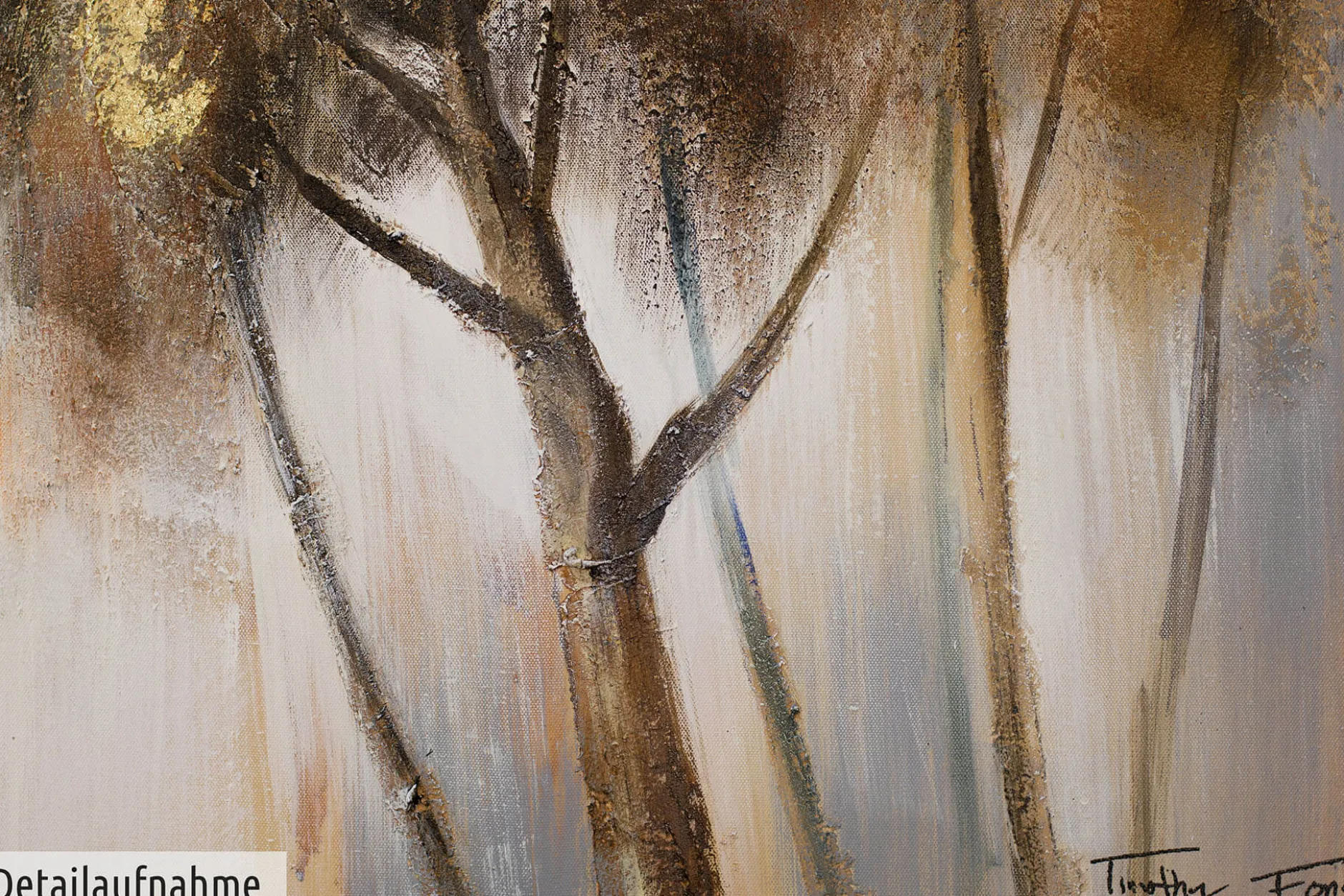 Handgemaltes Gemälde 'Hello Autumn' 100x75cm | inkl. Echtheitszertifikat