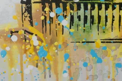 Handgemaltes Gemälde 'Helsinki Skyline Silhouette' 120x60cm | inkl. Echtheitszertifikat