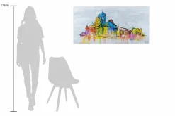 Handgemaltes Gemälde 'Helsinki Cathedral' 120x60cm | inkl. Echtheitszertifikat