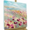Handgemaltes Gemälde 'Herbaceous Poppy' 60x60cm | inkl. Echtheitszertifikat
