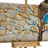 Handgemaltes Gemälde 'Herbstblues' 140x70cm | inkl. Echtheitszertifikat