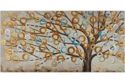 Handgemaltes Gemälde 'Herbstblues' 140x70cm | inkl. Echtheitszertifikat