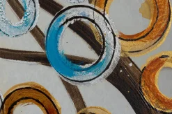 Handgemaltes Gemälde 'Herbstblues' 140x70cm | inkl. Echtheitszertifikat