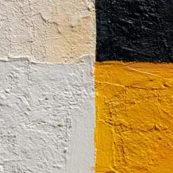 Handgemaltes Gemälde 'Herbstblock-Abstraktion 1' | Echtheitszertifikat inklusive