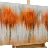 Handgemaltes Gemälde 'Herbst in Orange' 120x60cm | inkl. Echtheitszertifikat