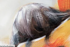 Handgemaltes Gemälde 'Herzenswärme' 150x50cm | inkl. Echtheitszertifikat