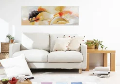 Handgemaltes Gemälde 'Herzenswärme' 150x50cm | inkl. Echtheitszertifikat