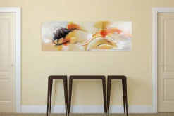 Handgemaltes Gemälde 'Herzenswärme' 150x50cm | inkl. Echtheitszertifikat