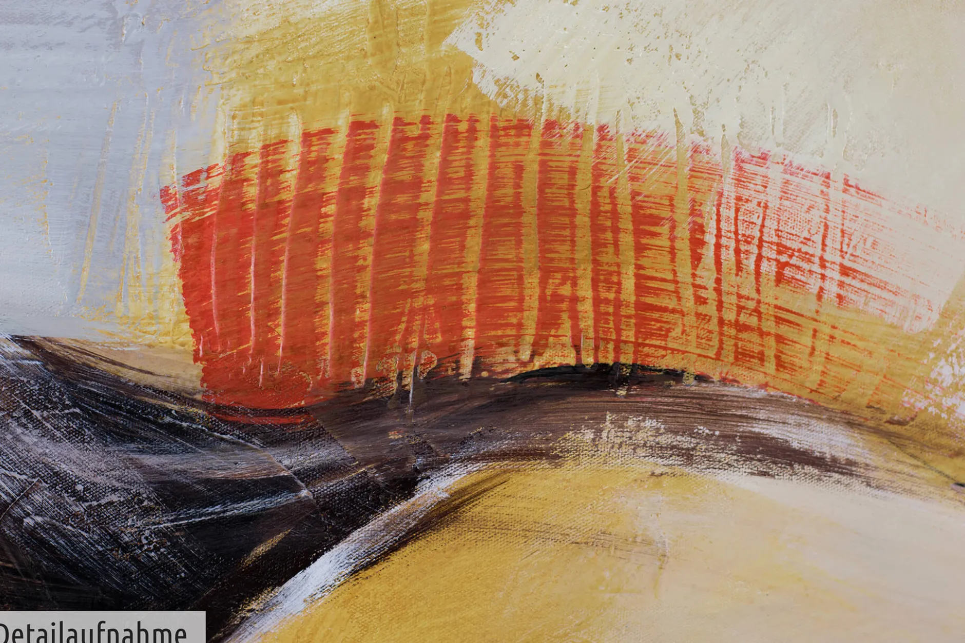 Handgemaltes Gemälde 'Herzenswärme' 150x50cm | inkl. Echtheitszertifikat
