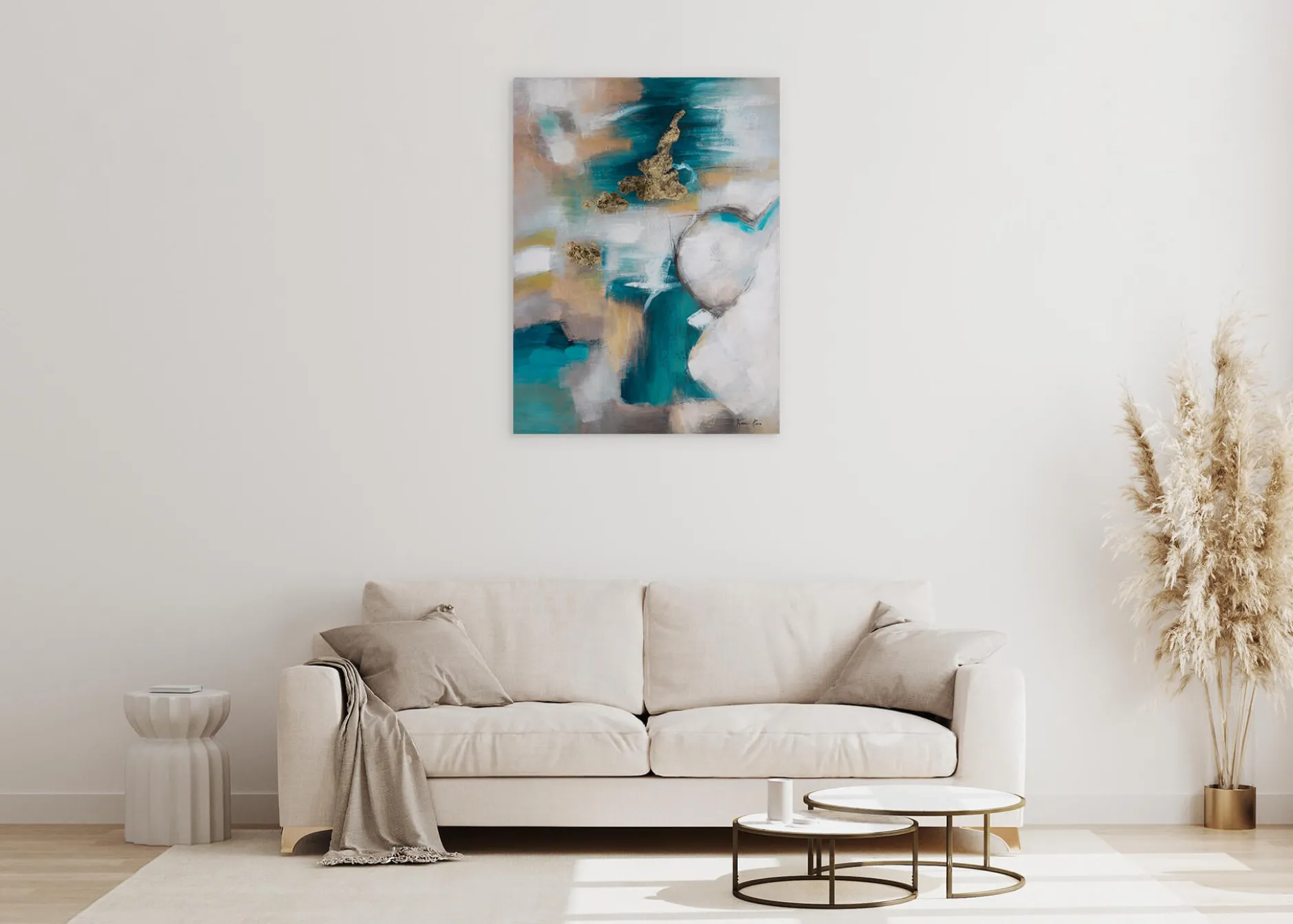 Handgemaltes Gemälde 'Himmel der Hoffnung' 75x100cm | inkl. Echtheitszertifikat
