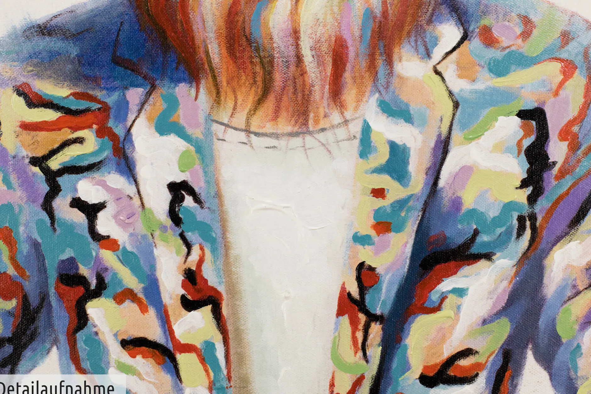 Handgemaltes Gemälde 'Hipster Lion' 60x90cm | inkl. Echtheitszertifikat