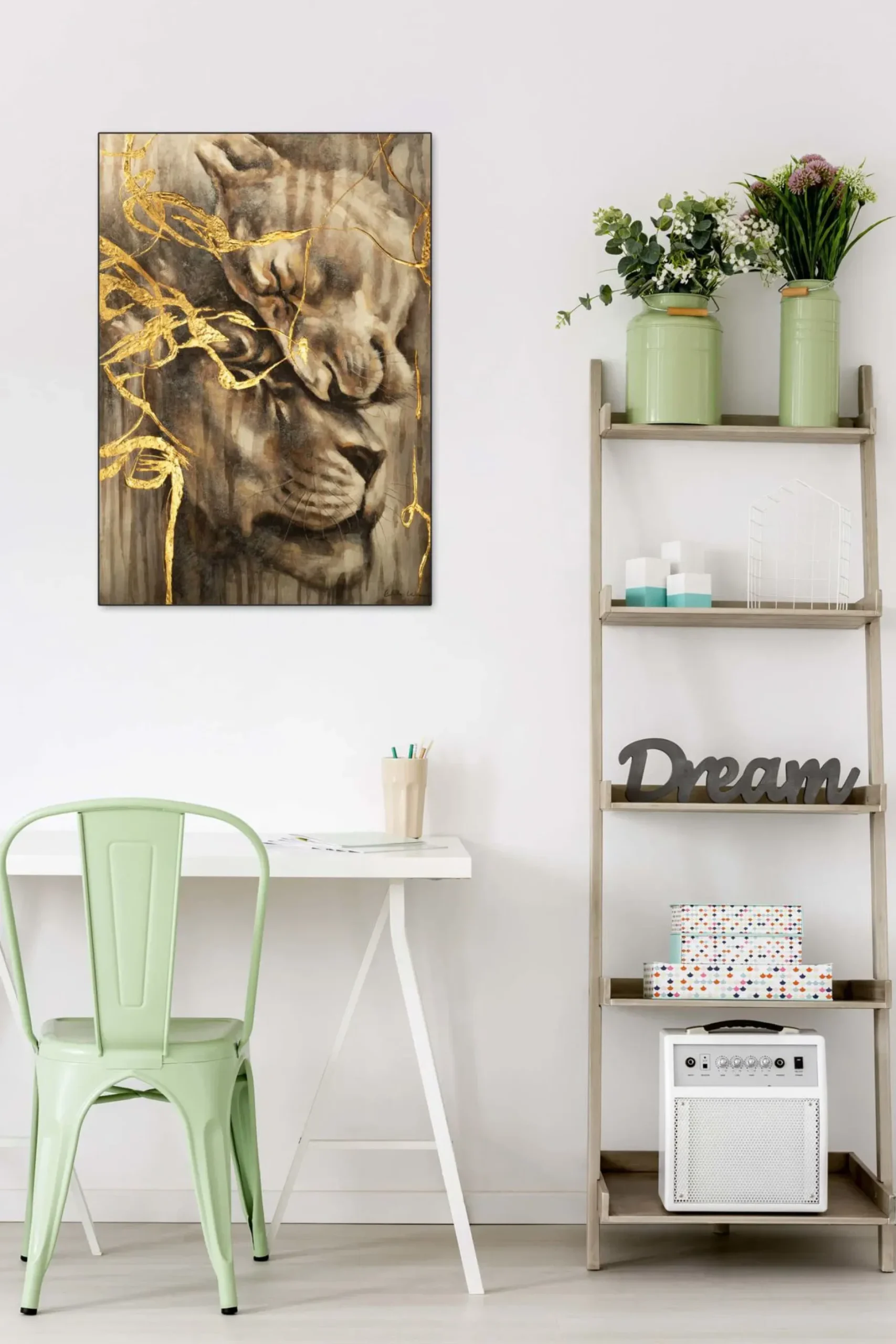 Handgemaltes Gemälde 'Hoheitsvolle Liebe' 75x100cm | inkl. Echtheitszertifikat