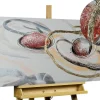 Handgemaltes Gemälde 'Hovering Spheres' 120x60cm | inkl. Echtheitszertifikat