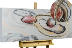 Handgemaltes Gemälde 'Hovering Spheres' 120x60cm | inkl. Echtheitszertifikat